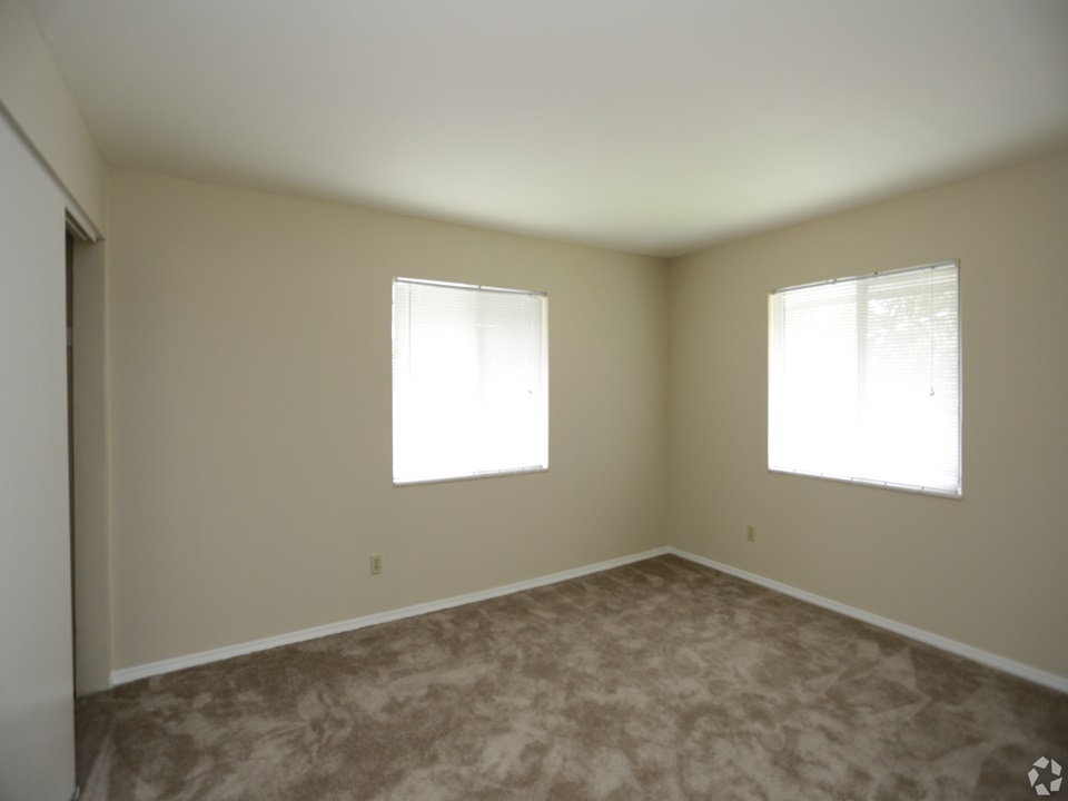 Bedroom at Rivertrails Apartments in Saint Louis, MO 63136